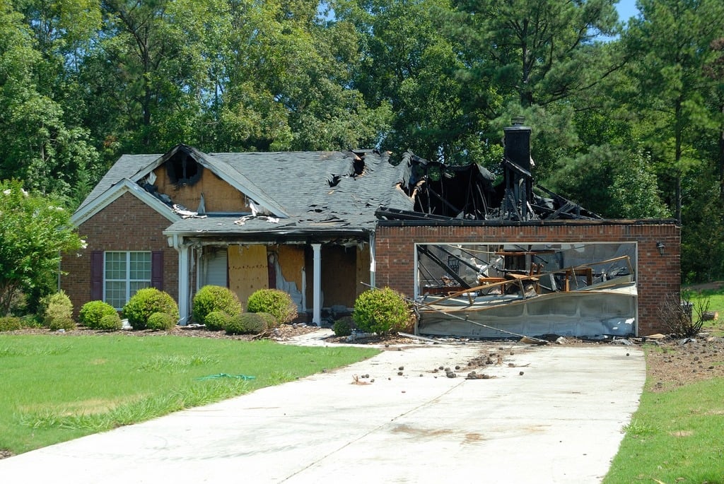 selling a fire damaged house